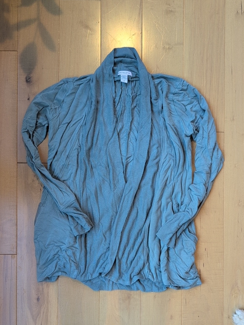 Athleta Slate Blue Open-Front Women's Cardigan